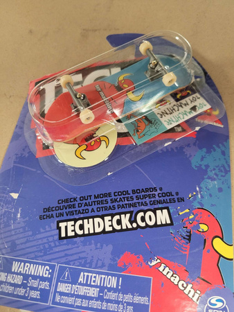 OUTLET Tech Deck deskorolka fingerboard Toy Machine + naklejki USZKODZONE OPAKOWANIE
