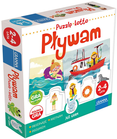 OUTLET Granna Gra z puzzlami Pływam USZKODZONE OPAKOWANIE