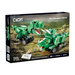 OUTLET Klocki konstrukcyjne CaDA Zdalnie sterowana figurka Zielony Dinozaur T-Rex Tyranozaur RC Dual Mode 343 elementy USZKODZONE OPAKOWANIE