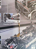 OUTLET Klocki konstrukcyjne CaDA Sportowy samochód wyścigowy 48 cm Wyścigówka Czarne Auto 1586 elementów USZKODZONE OPAKOWANIE