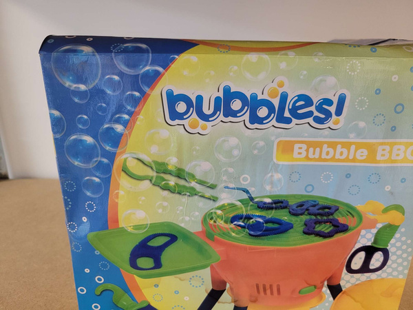 OUTLET Bubble BBQ grill na bańki mydlane maszynka do puszczania baniek mydlanych + akcesoria WYBRAKOWANY