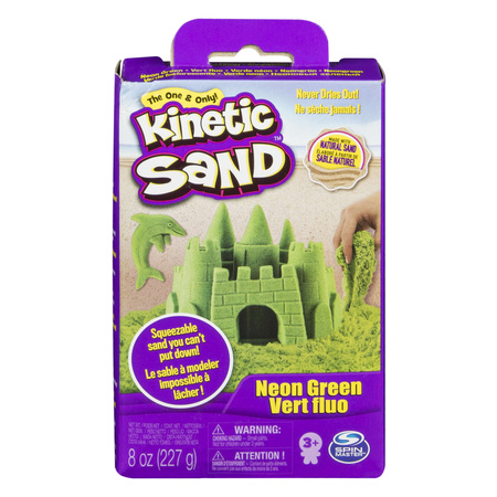 OUTLET Piasek kinetyczny Kinetic Sand zielony 227 g USZKODZONE OPAKOWANIE