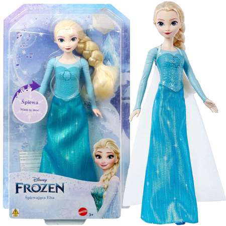 OUTLET Frozen Kraina Lodu Śpiewająca lalka Elsa 30 cm USZKODZONE OPAKOWANIE