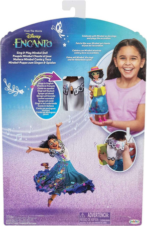 OUTLET Disney Śpiewająca lalka Mirabel z akordeonem Nasze magiczne Encanto USZKODZONE OPAKOWANIE