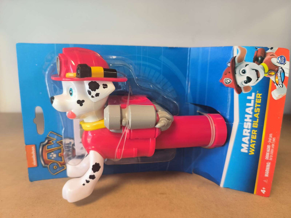 OUTLET Psi Patrol Pistolet Na Wodę Wyrzutnia Wody Pompka Na Wodę Marshall Spin Master USZKODZONE OPAKOWANIE