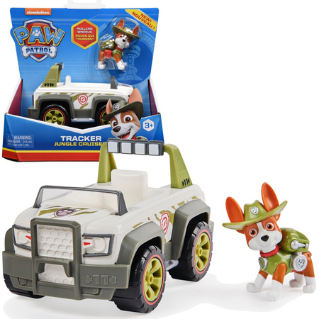 OUTLET Psi Patrol 2w1 Tracker Dżungla Jungle Jeep Pojazd terenowy Auto Samochód WYBRAKOWANY