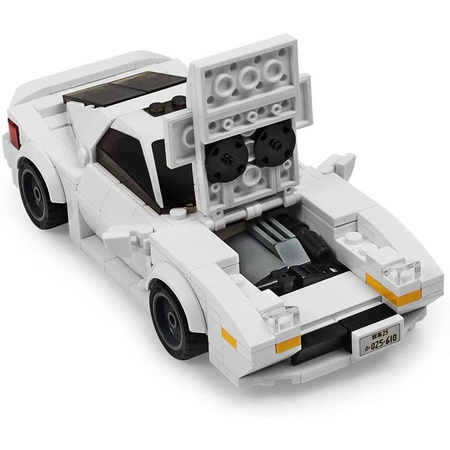 OUTLET Klocki Konstrukcyjne CaDA Sportowe Auto Biały samochód wyścigowy Race Car Mazda RX-7 FC35 Initial D 282 elementy USZKODZONE OPAKOWANIE