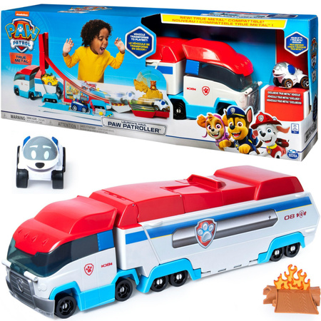 OUTLET Psi Patrol 2w1 Transporter Patrolowiec Ciężarówka + Robopies PO ZWROCIE