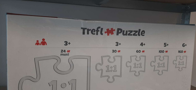 Trefl Puzzle Świnka Peppa Zestaw 10w1 USZKODZONE OPAKOWANIE