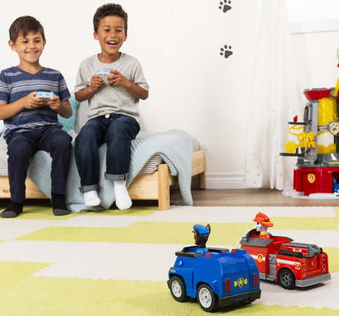 OUTLET Psi Patrol Chase Radiowóz Zdalnie sterowany Pojazd Samochód Auto Wóz policyjny + pilot RC PO ZWROCIE