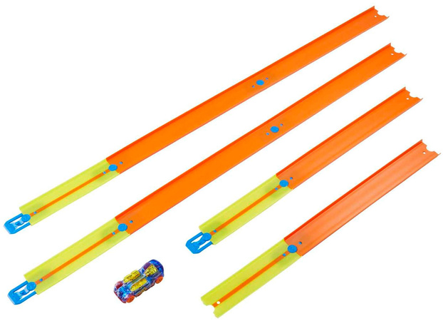OUTLET Hot Wheels Track Builder zestaw torów+ pojazd USZKODZONE OPAKOWANIE