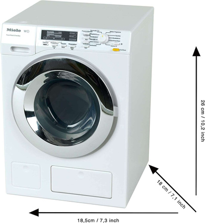 OUTLET Pralka automatyczna dla dzieci Miele na wodę obracany bęben z dźwiękiem Klein WADLIWA