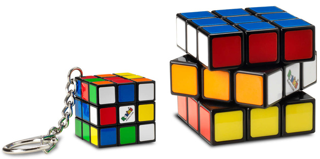 OUTLET Oryginalna Kostka Rubika Rubik's Classic (kostka + breloczek) USZKODZONE OPAKOWANIE