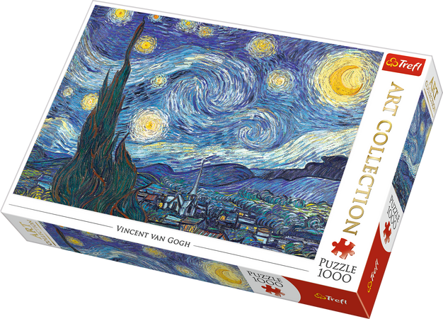 OUTLET Trefl Puzzle Gwiaździsta noc 1000 elementów USZKODZONE OPAKOWANIE
