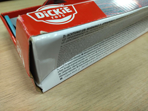 OUTLET Dickie Toys Pociąg Regio z otwieranymi drzwiami tramwaj USZKODZONE OPAKOWANIE