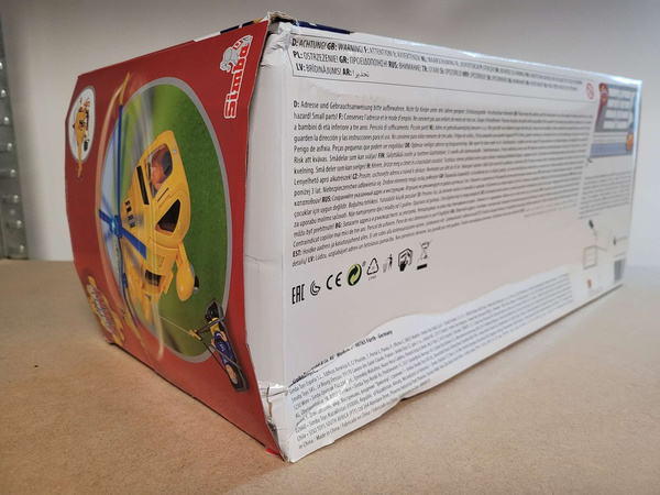 OUTLET Simba Strażak Sam Helikopter Wallaby II z figurką Sama USZKODZONE OPAKOWANIE