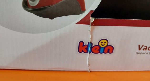 OUTLET Odkurzacz dla dzieci BOSCH czerwony KLEIN USZKODZONE OPAKOWANIE