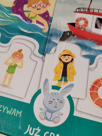 OUTLET Granna Gra z puzzlami Pływam USZKODZONE OPAKOWANIE