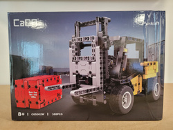 OUTLET Klocki konstrukcyjne CaDA Forklift Wózek widłowy z kontenerem 25 cm 388 elementów USZKODZONE OPAKOWANIE