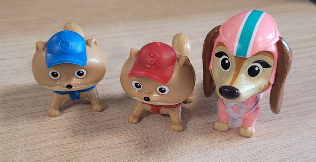 OUTLET Psi Patrol The Mighty Movie Wielki Film Zestaw Baza Liberty&Poms + 4 figurki pieski szczeniaczki WADLIWY