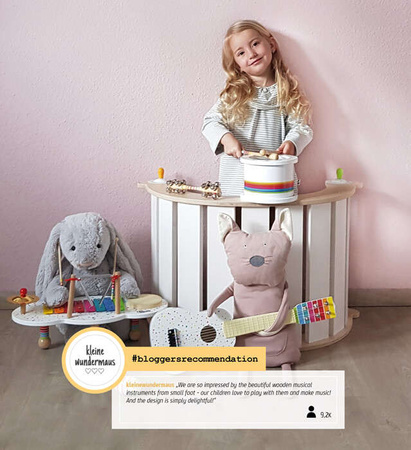 OUTLET Small Foot Drewniane Pianinko dla dzieci WADLIWE