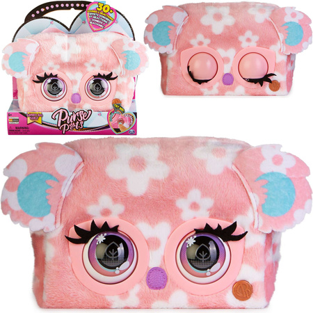 OUTLET Purse Pets Bamboo Boo Różowy Miś Koala interaktywna torebka z oczami Dźwięk PO ZWROCIE
