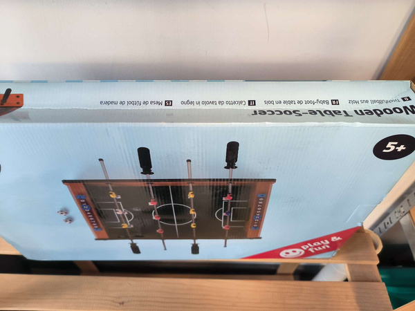 OUTLET Piłkarzyki drewniany zestaw stół Small Foot 6707 USZKODZONE OPAKOWANIE