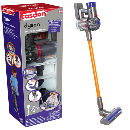 OUTLET Odkurzacz dla dzieci Dyson bezprzewodowy pionowy z dźwiękiem Casdon USZKODZONE OPAKOWANIE