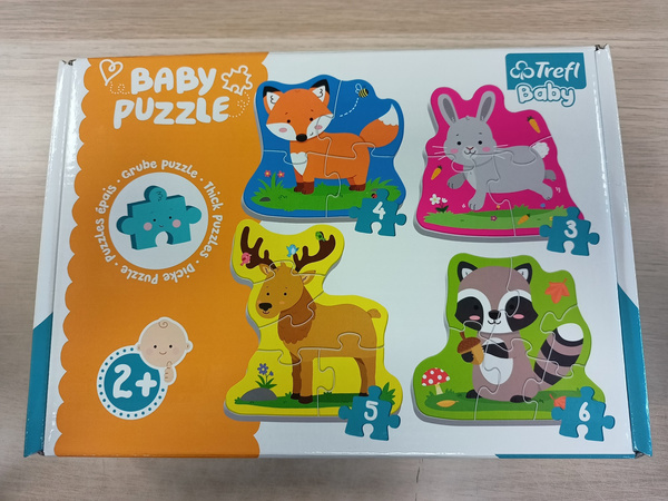 OUTLET Trefl Puzzle Baby Classic Zwierzątka leśne WYBRAKOWANY