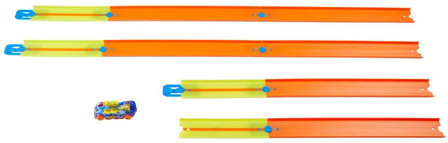 OUTLET Hot Wheels Track Builder zestaw torów+ pojazd USZKODZONE OPAKOWANIE
