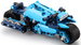 OUTLET Klocki CaDA 6w1 zestaw klocków konstrukcyjnych Blue Phantom Niebieski pojazd kaskaderski 509 elementów Samochód Auto Motor Motocykl Napęd pull-back STEAM USZKODZONE OPAKOWANIE