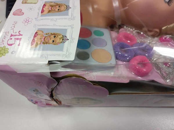 Simba Głowa Księżniczki do stylizacji włosów i makijażu USZKODZONE OPAKOWANIE