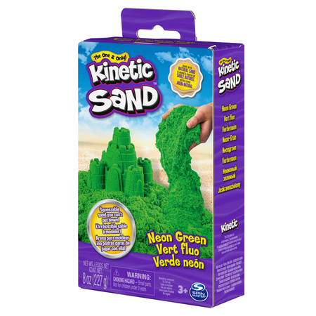 OUTLET Piasek kinetyczny Kinetic Sand zielony 227 g USZKODZONE OPAKOWANIE