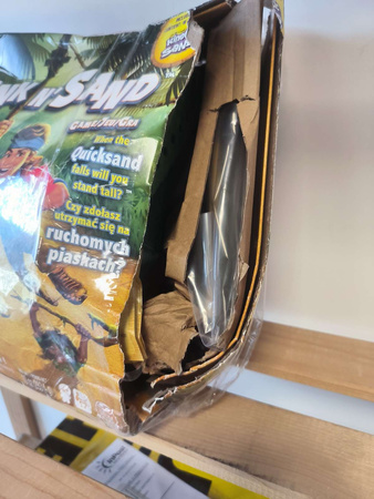 OUTLET Sink N' Sand ruchome piaski towarzyska gra zręcznościowa + piasek kinetyczny USZKODZONE OPAKOWANIE