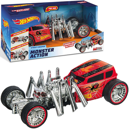 OUTLET Hot Wheels Monster Action interaktywne auto Street Creeper WADLIWY