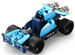 OUTLET Klocki CaDA 6w1 zestaw klocków konstrukcyjnych Blue Phantom Niebieski pojazd kaskaderski 509 elementów Samochód Auto Motor Motocykl Napęd pull-back STEAM USZKODZONE OPAKOWANIE