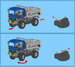 OUTLET Klocki konstrukcyjne CaDA Hi-Tech Zdalnie Sterowana Wywrotka Niebieska Ciężarówka 37 cm Dump Truck Pojazd budowlany 638 elementów USZKODZONE OPAKOWANIE