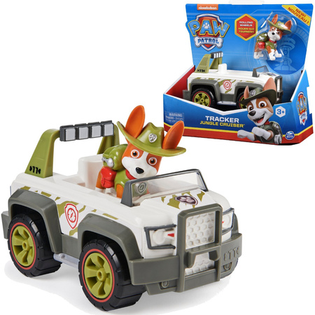 OUTLET Psi Patrol 2w1 Tracker Dżungla Jungle Jeep Pojazd terenowy Auto Samochód WYBRAKOWANY