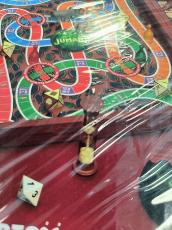 OUTLET Jumanji Gra Towarzyska Edycja Drewniana Spin Master NIEKOMPLETNA