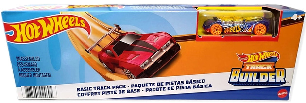 OUTLET Hot Wheels Track Builder zestaw torów+ pojazd USZKODZONE OPAKOWANIE