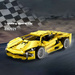 OUTLET Klocki konstrukcyjne CaDA Samochód sportowy wyścigowy 24 cm Auto Lightning Sports Car z napędem pull back 357 elementów USZKODZONE OPAKOWANIE
