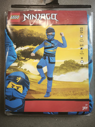 OUTLET Lego Ninjago strój JAY 4-6 lat S NIEKOMPLETNY