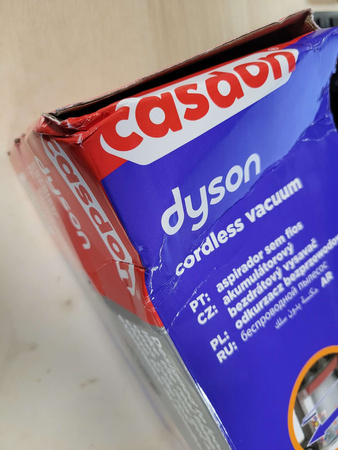 OUTLET Odkurzacz dla dzieci Dyson bezprzewodowy pionowy z dźwiękiem Casdon USZKODZONE OPAKOWANIE