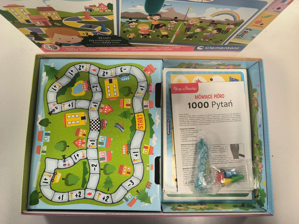 OUTLET Mówiące pióro 1000 pytań Gra interaktywna Quiz Clementoni PO ZWROCIE