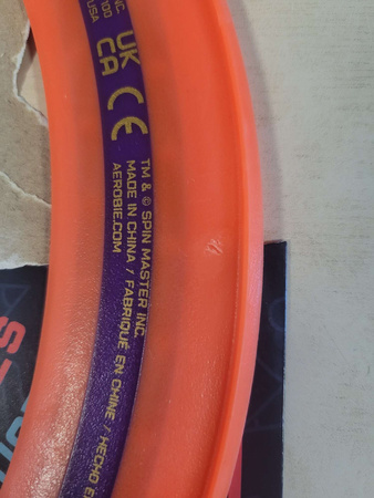 OUTLET Obręcz do rzucania Aerobie Pro frisbee czerwone Spin Master USZKODZONA