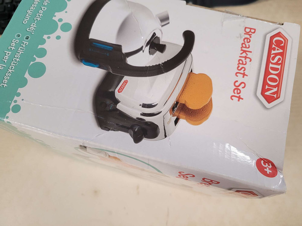 OUTLET Zabawkowy Toster Czajnik Zestaw śniadaniowy dla dzieci AGD 3+ Casdon USZKODZONE OPAKOWANIE