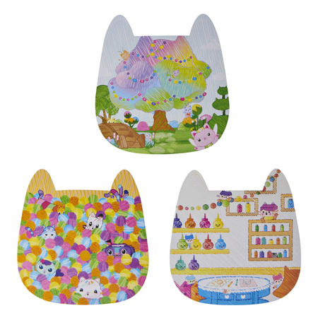 OUTLET Koci Domek Gabi Zestaw artystyczny Lalka 20 cm i Figurka Tekturzątko malowanie wodą USZKODZONE OPAKOWANIE