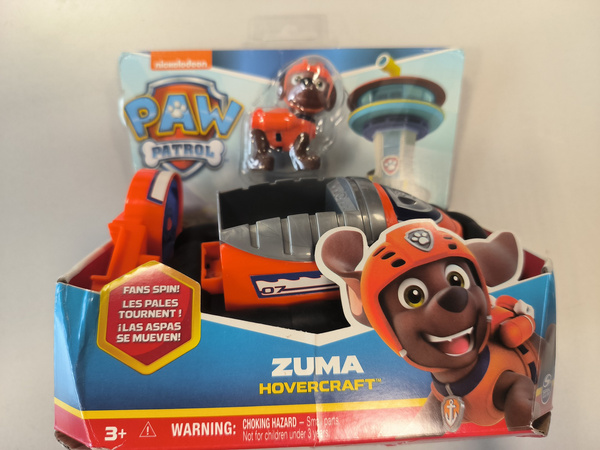 OUTLET Psi Patrol 2w1 Zuma Pojazd Poduszkowiec + FigurkaUSZKODZONE OPAKOWANIE