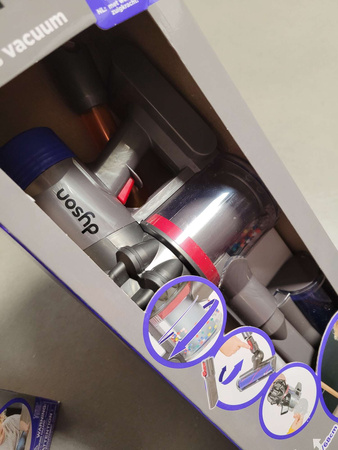 OUTLET Odkurzacz dla dzieci Dyson bezprzewodowy pionowy z dźwiękiem Casdon PO ZWROCIE