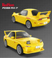 OUTLET Klocki Konstrukcyjne CaDA auto żółta Mazda RX-7 FD3S Initial D samochód 66 elementów 1:35  USZKODZONE OPAKOWANIE